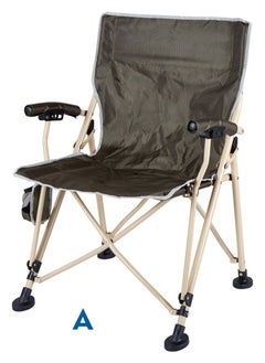 DESSINI Desert Portable Folding Camping Chair / Durable Picnic Fishing Chair - 600D Pvc Fabric