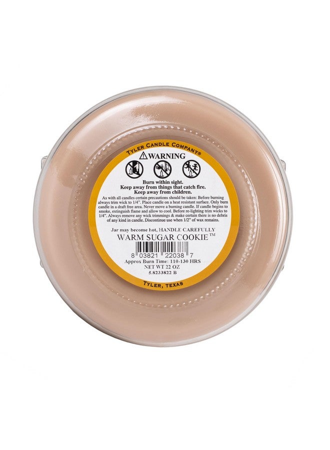 Tyler Candles - Warm Sugar Cookie Scented Candle - 22 Ounce 2 Wick Candle - Image 4