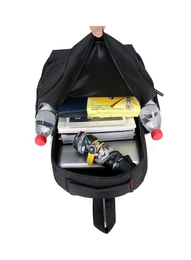 Datazone Stylish And Comfortable Travel Backpack Black/Blue - Image 3