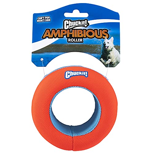 Chuckit Amphibious Mega Ball or Roller That Floats for Medium and Large Dogs - Image 1