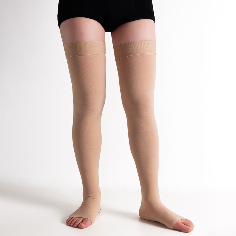 Long Tube Medical Compression Stockings, Venous Elastic Stockings, Large Size Anti-Thrombosis Thigh Care Socks, Thigh High - Image 5