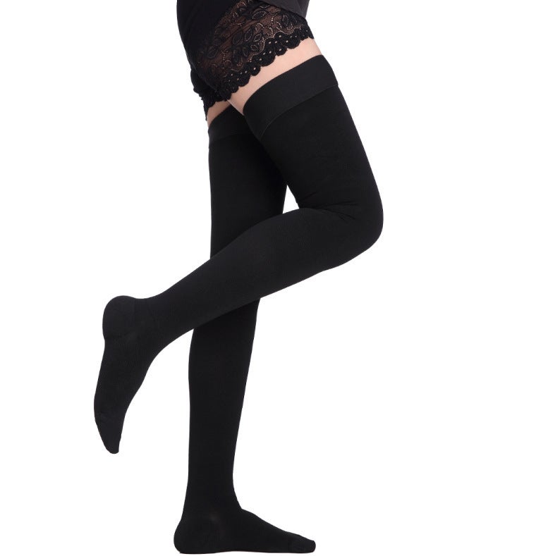 Long Tube Medical Compression Stockings, Venous Elastic Stockings, Large Size Anti-Thrombosis Thigh Care Socks, Thigh High - Image 4