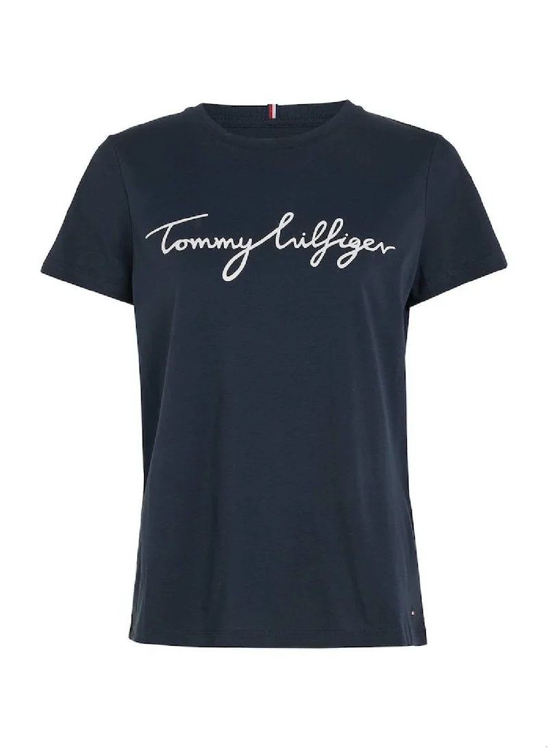 TOMMY HILFIGER Heritage Crew Neck Logo T-Shirt
