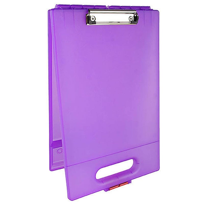 Dexas Clipcase Storage Clipboard with Handle Purple