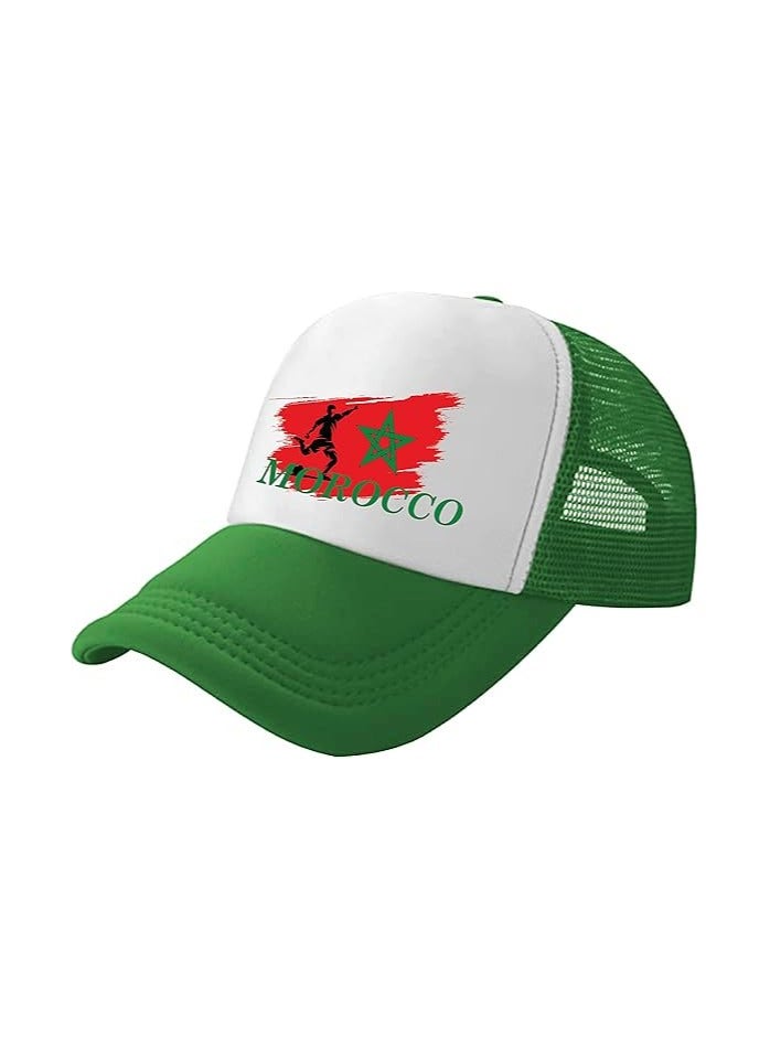Morocco Sports Cap With Adjustment Plastic Snap Closure For Men And Women - Image 2