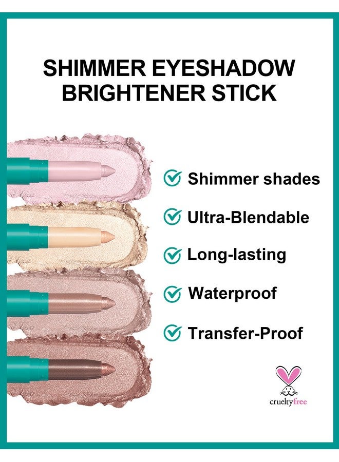 إريندي مجموعة أقلام تحديد العيون من إريندي، 4 ألوان، قلم تفتيح العيون، مكياج ظلال العيون الكريمي اللامع، قلم تحديد العيون اللامع المقاوم للماء طويل الأمد - Image 3