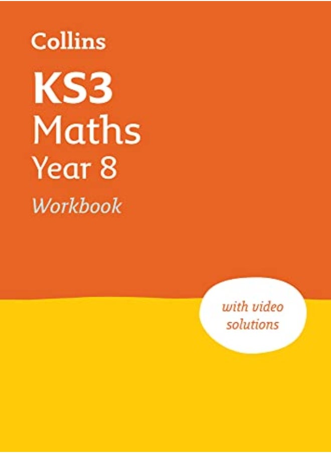 null - Ks3 Maths Year 8 Workbook Ideal For Year 8 Collins Ks3 Revision by Collins KS3 Paperback - Image 1