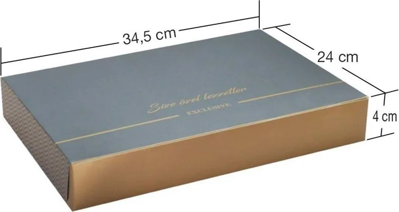 Ambalaj Pazarı Packaging Market Baklava Box Exclusive 2000 gr - 100 PIECES