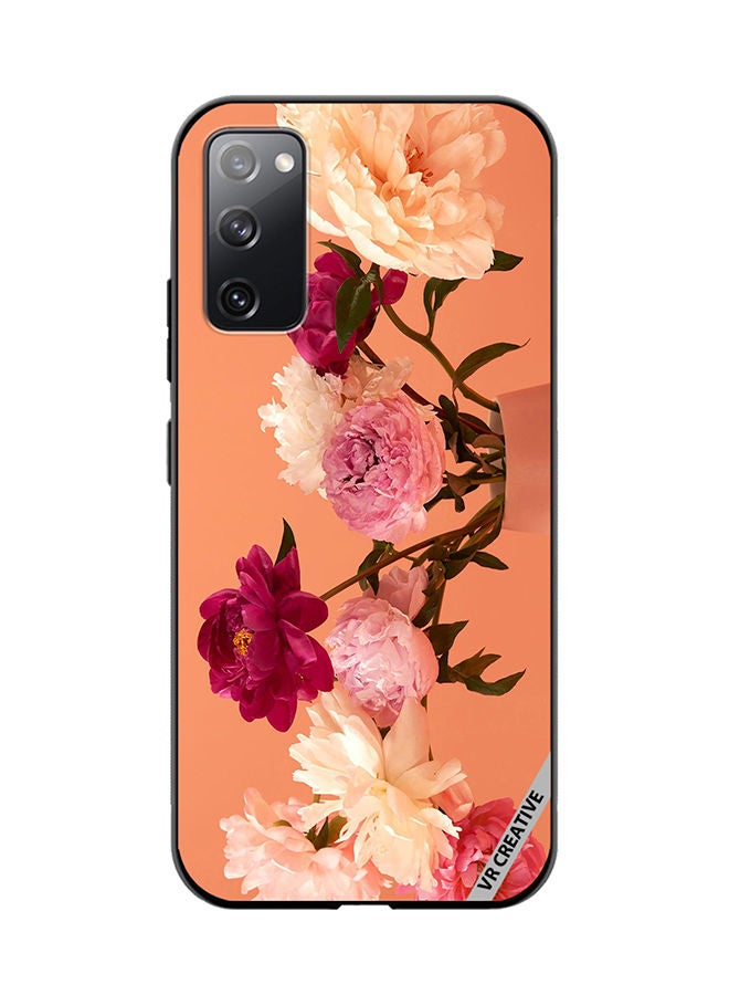 VR CREATIVE Protective Case Cover For Samsung Galaxy S20 FE 5G Flower Design Multicolour - Image 1