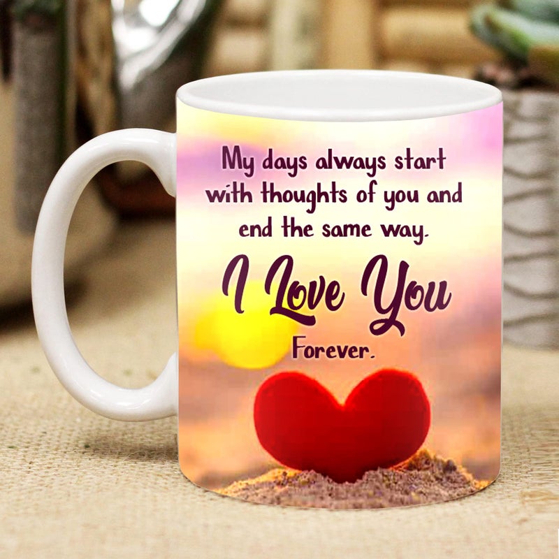 ME  YOU ME & YOU Romantic Gift for Valentine's Day|Gift for Girlfriend/Wife/Boyfriend/Faince|Printed Mug for Birthday, Anniversary Gift|Love Printed Coffee Mug/Cup|Unique Gift with Printed Ceramic Mug - Image 5