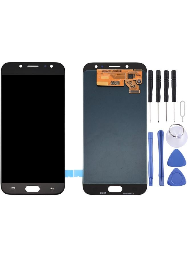 erorex Replacement Original Super AMOLED LCD Screen for Galaxy J7 2017 / J7 Pro, J730F/DS, J730FM/DS with Digitizer Full Assembly Black - Image 1