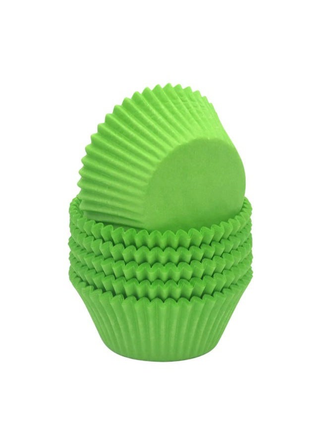 Huaswan Green Cupcake Liners Greaseproof Paper Standard Baking Cups for Party and More, 150-Count - Image 1