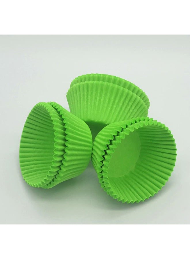 Huaswan Green Cupcake Liners Greaseproof Paper Standard Baking Cups for Party and More, 150-Count - Image 4