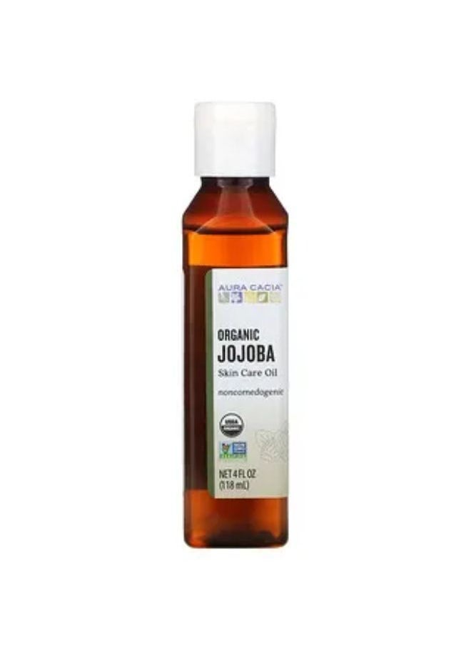 Aura Cacia Aura Cacia Organic Skin Care Oil Jojoba 4 fl oz 118 ml 