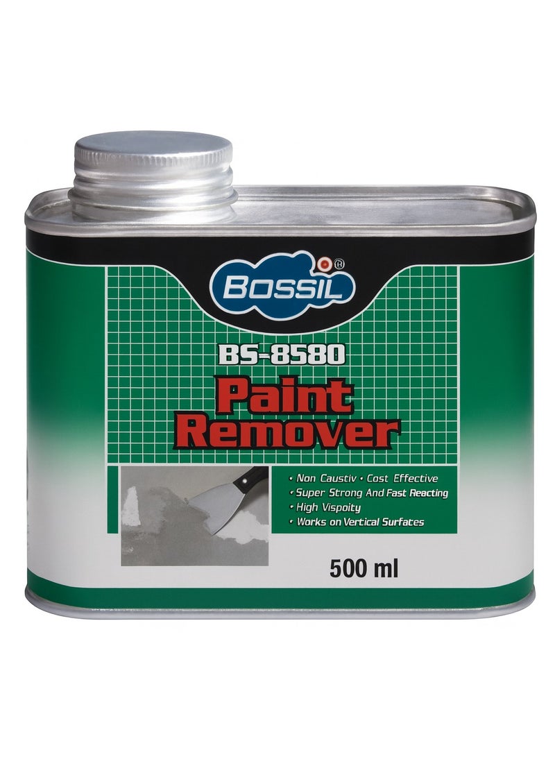 All Purpose Paint Remover 500ml – Fast Acting, Non-Caustic, High Viscosity, Multi-Surface Paint Stripping Solution- BS-8580