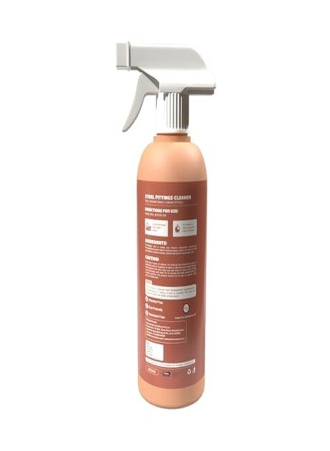 HerboCleanz Natural Steel Fittings Cleaner: Safe for Skin - Plant-Based Formula for Kitchen Taps, Sink & Bathroom Fittings, Shower, Jet - Child & Pet-Friendly, No Harsh Chemicals - Pack of (2) - Image 2