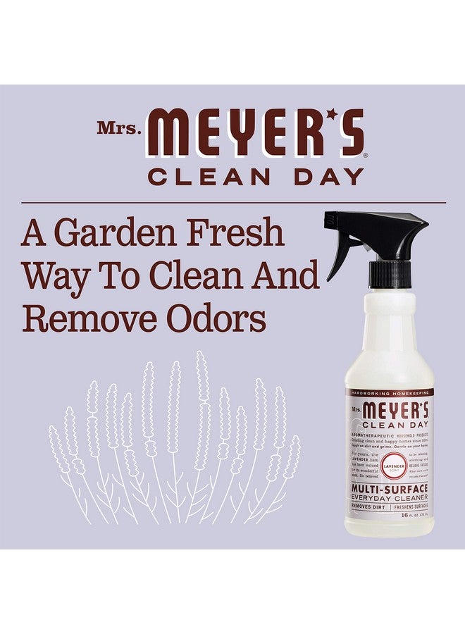 Mrs. Meyer's Clean Day MRS. MEYER'S CLEAN DAY Multi-Surface Everyday Cleaner, Cruelty Free Formula, Lavender Scent, 16 oz- Pack of 3 - Image 4