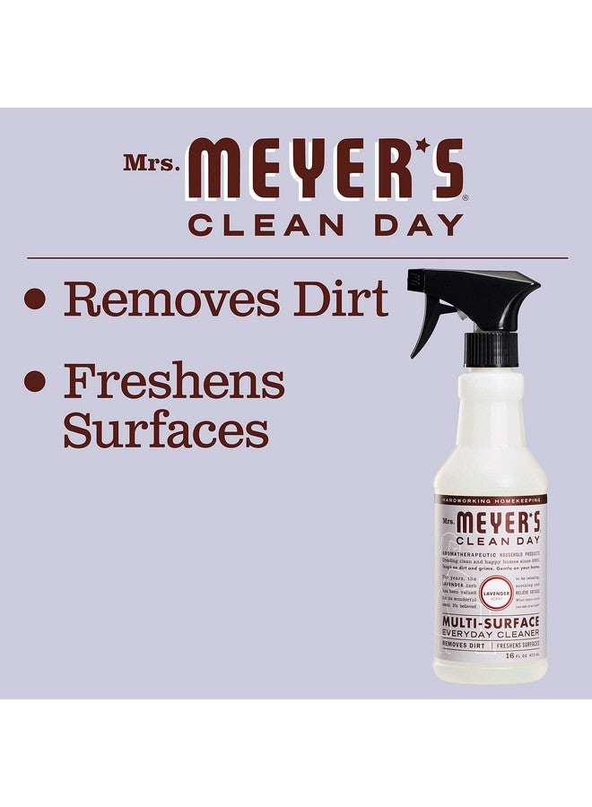 Mrs. Meyer's Clean Day MRS. MEYER'S CLEAN DAY Multi-Surface Everyday Cleaner, Cruelty Free Formula, Lavender Scent, 16 oz- Pack of 3 - Image 5