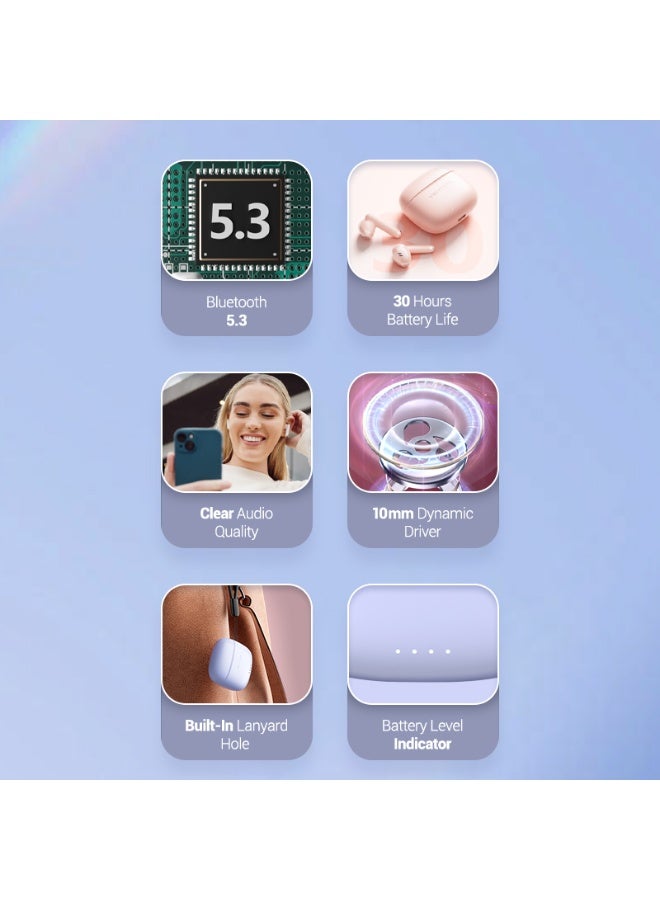 VENTION Elf Earbuds E03 Purple NBHV0 - Image 5