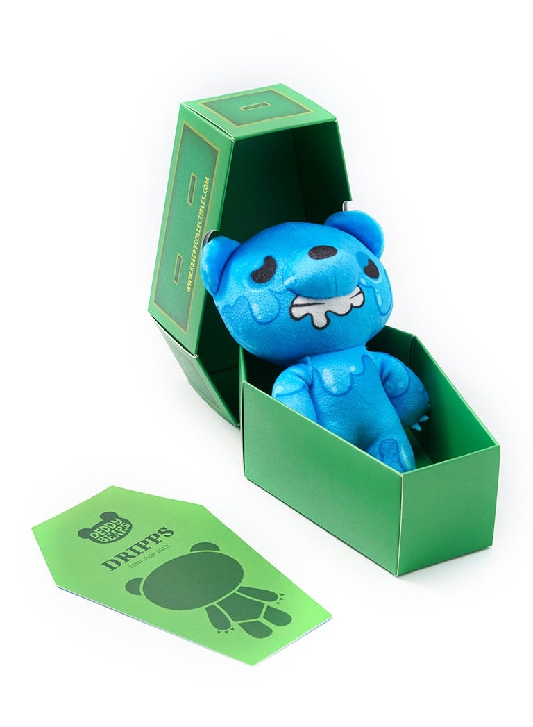 Deddy Bears Lil  Dodgers Dripps Plush 14cm, Soft & Squishy Unique Toy,  Box with Certificate, Series 3 Collectible - Image 4