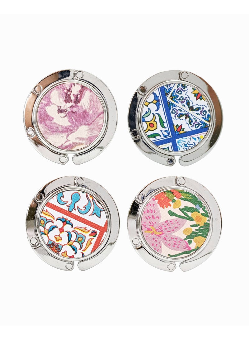4pcs Handbag Hangers Purse Hook For Table Handbag Storage Folding Decor Table Hook - Image 1
