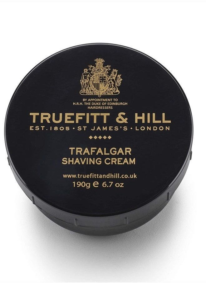 Truefitt & Hill - Shaving Cream Bowl - Trafalgar | Smooth Glide for Incredibly Close, Yet Comfortable Hydrating Shave, 6.7 ounces - Image 1