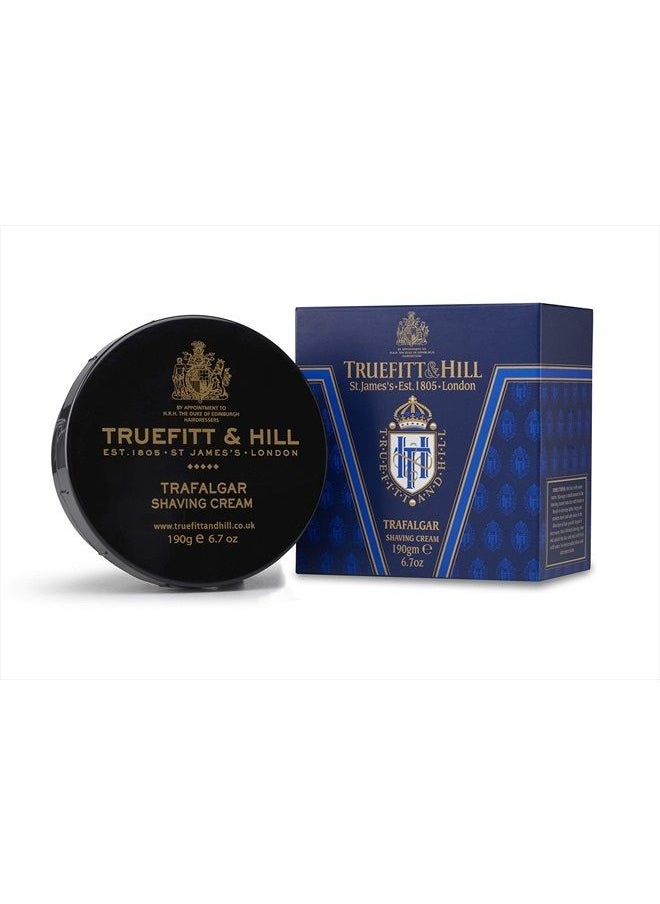Truefitt & Hill - Shaving Cream Bowl - Trafalgar | Smooth Glide for Incredibly Close, Yet Comfortable Hydrating Shave, 6.7 ounces - Image 1