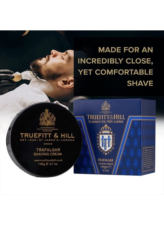Truefitt & Hill - Shaving Cream Bowl - Trafalgar | Smooth Glide for Incredibly Close, Yet Comfortable Hydrating Shave, 6.7 ounces - Image 1