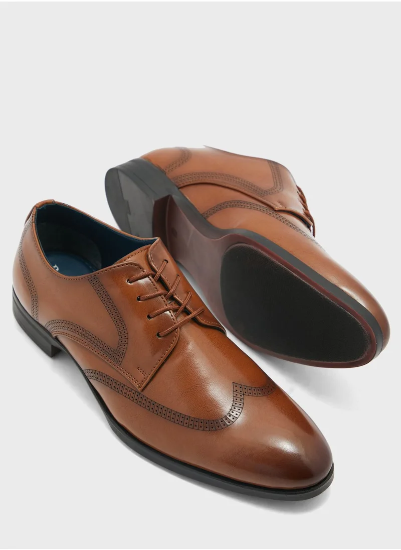 Robert Wood Wing Cap Brogue Formal Lace Ups
