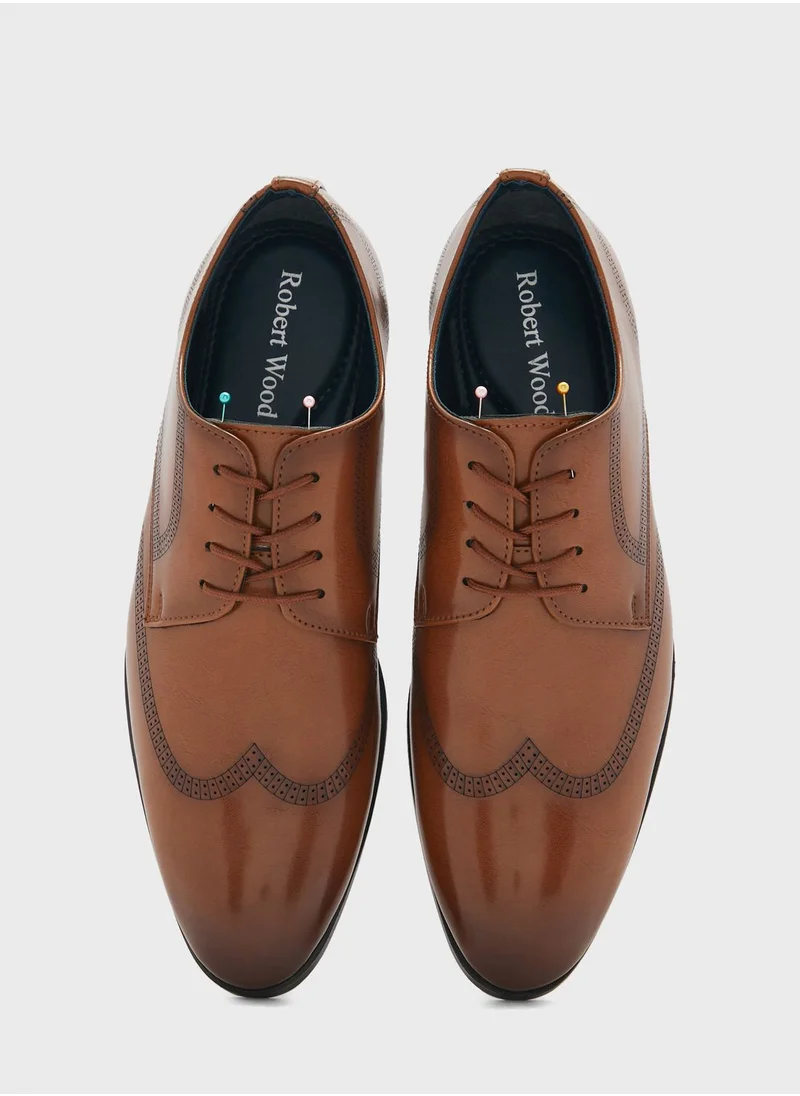 Robert Wood Wing Cap Brogue Formal Lace Ups