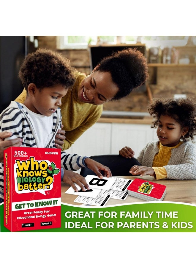 quokka ألعاب لوحية للأطفال من 8 إلى 12 عامًا والعائلة - لعبة بطاقات تريفيا تعليمية للأطفال من عمر 8 سنوات فما فوق - من يعرف البيولوجيا بشكل أفضل؟ - أكثر من 500 سؤال للتعلم الممتع وليلة ألعاب عائلية - تريفيا علمية للأطفال - Image 4