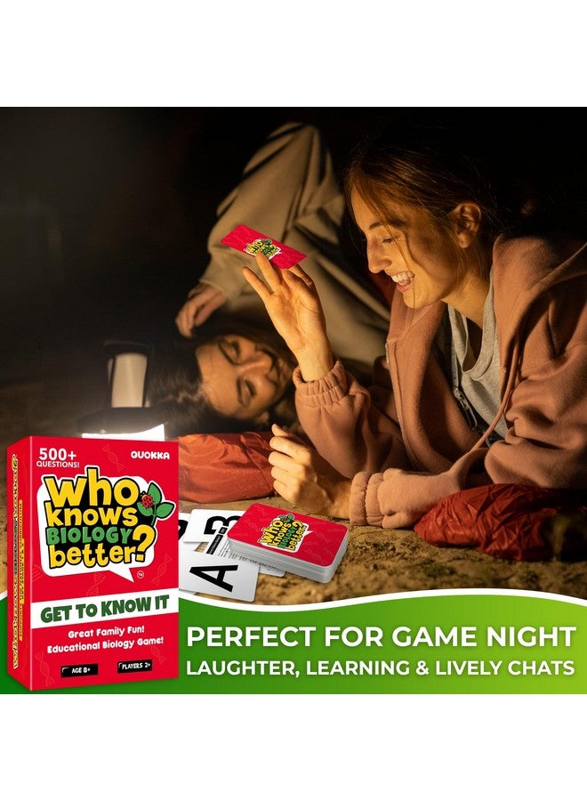 quokka ألعاب لوحية للأطفال من 8 إلى 12 عامًا والعائلة - لعبة بطاقات تريفيا تعليمية للأطفال من عمر 8 سنوات فما فوق - من يعرف البيولوجيا بشكل أفضل؟ - أكثر من 500 سؤال للتعلم الممتع وليلة ألعاب عائلية - تريفيا علمية للأطفال - Image 5