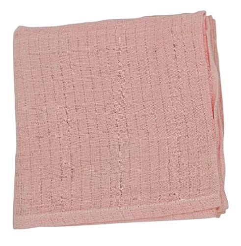 GREENBUB 100% Organic Cotton Muslin Flats/Nappies/Square Swaddle - 80 X 80 cms - Set of 3 (Pink) - Image 4