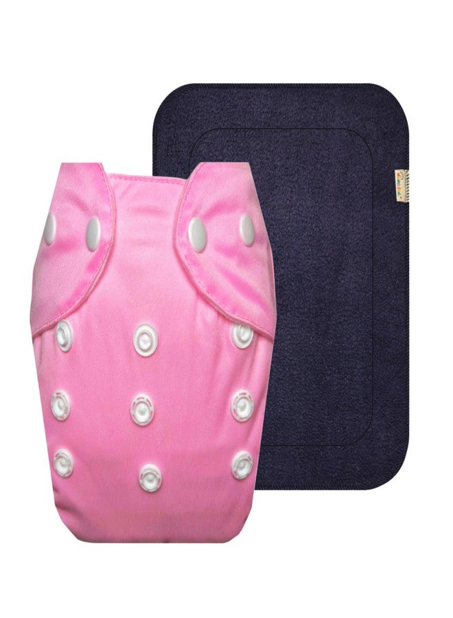 حفاضات قماشية دمبلدو لايت مع حشوة رمادية (عبوة من قطعة واحدة) | ملائمة تمامًا | قابلة لإعادة الاستخدام والغسل | سريعة الجفاف | موثوق بها من قبل الأمهات | من 3 أشهر إلى سنتين | مناسبة للجنسين - Image 1