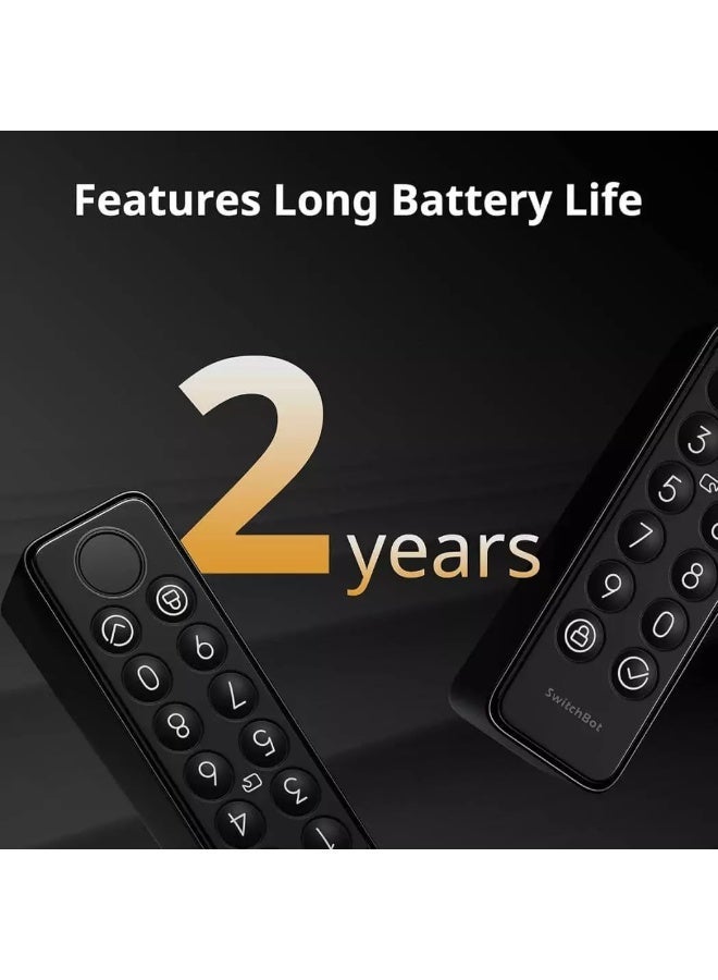SwitchBot Smart Keypad Touch | Fingerprint & Password Door Access | IP65 Waterproof Smart Entry - Image 4