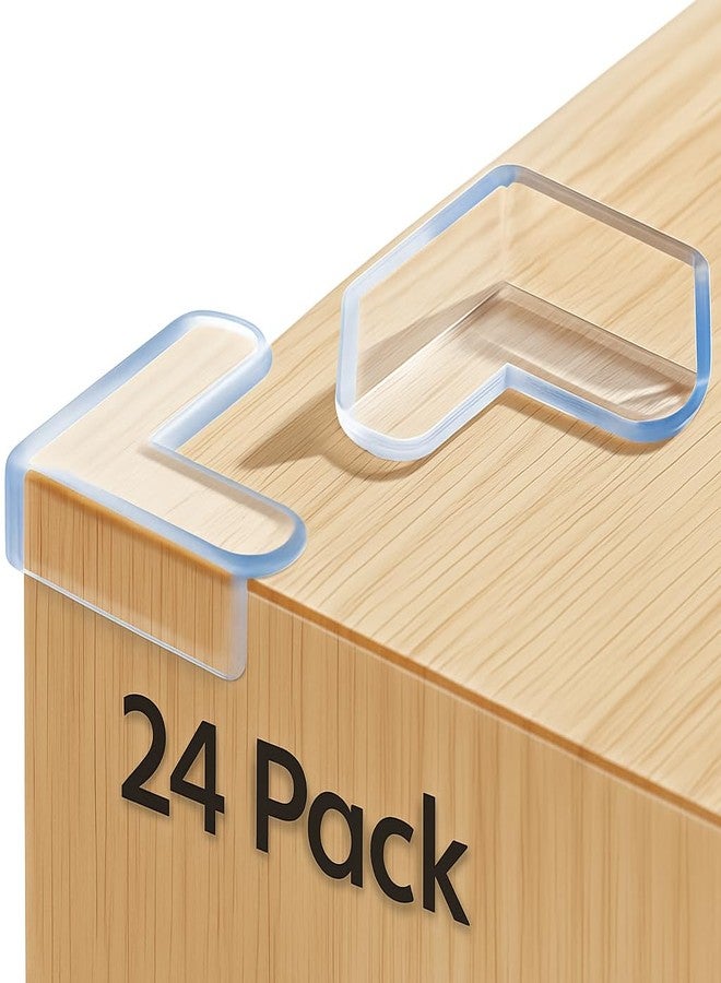 CPI Silicon Corner Protector for Sharp Edges, Table Corners Edge Protector, Baby Proofing Edge & Corner Guards (Pack of 24) - Image 1