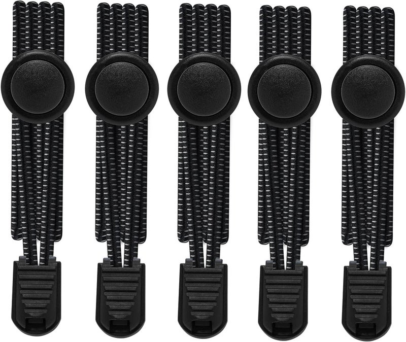 AIXMEET 1 Pair / 5 pairs No Tie Shoe Laces for adults, Elastic Shoe laces,shoelaces tieless, no tie shoelace for kids - Image 1