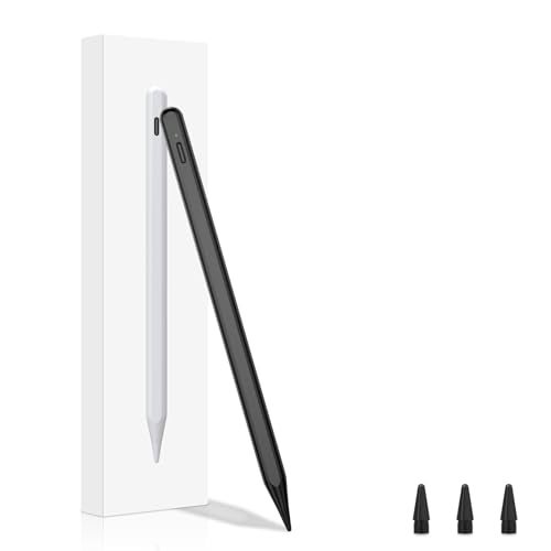 ANYQOO Stylus Pen for iPad 11th Generation, 15H Working Time Tilt Sensitivity Palm Rejection Pencil for 2018-2025 iPad A16 11/10/9/8/7/6th, Pro 11"/12.9"/13 inch M4, Air 3/4/5/M2/M3, Mini 5/6/7 A17 Pro - Image 1