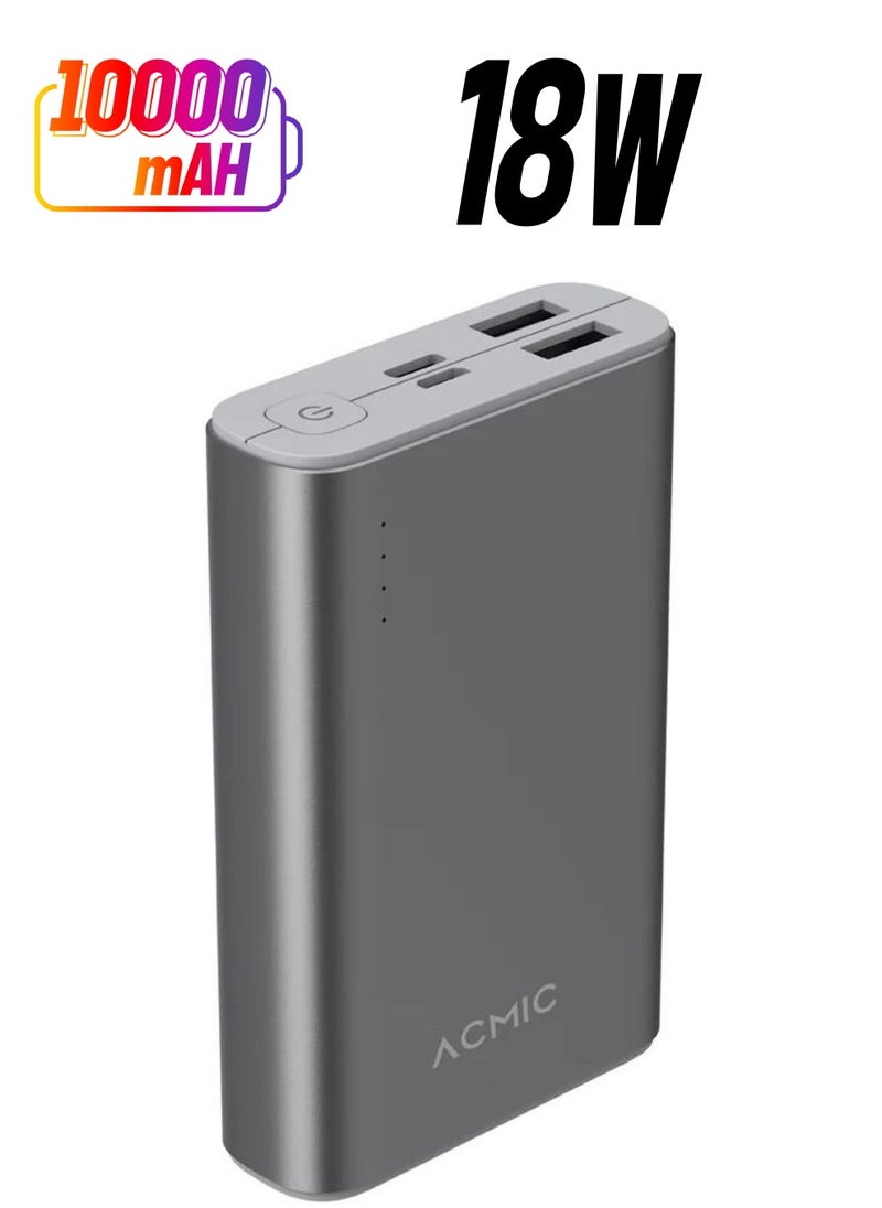 ACMIC 10000mAH بنك طاقة معدني صغير محمول PD 18 واط سريع الشحن - pzsku/ZA7B645B7E1A0433EE533Z/45/_/1740034350/05af8c42-6bfc-427c-bd1a-a21df76b7da5