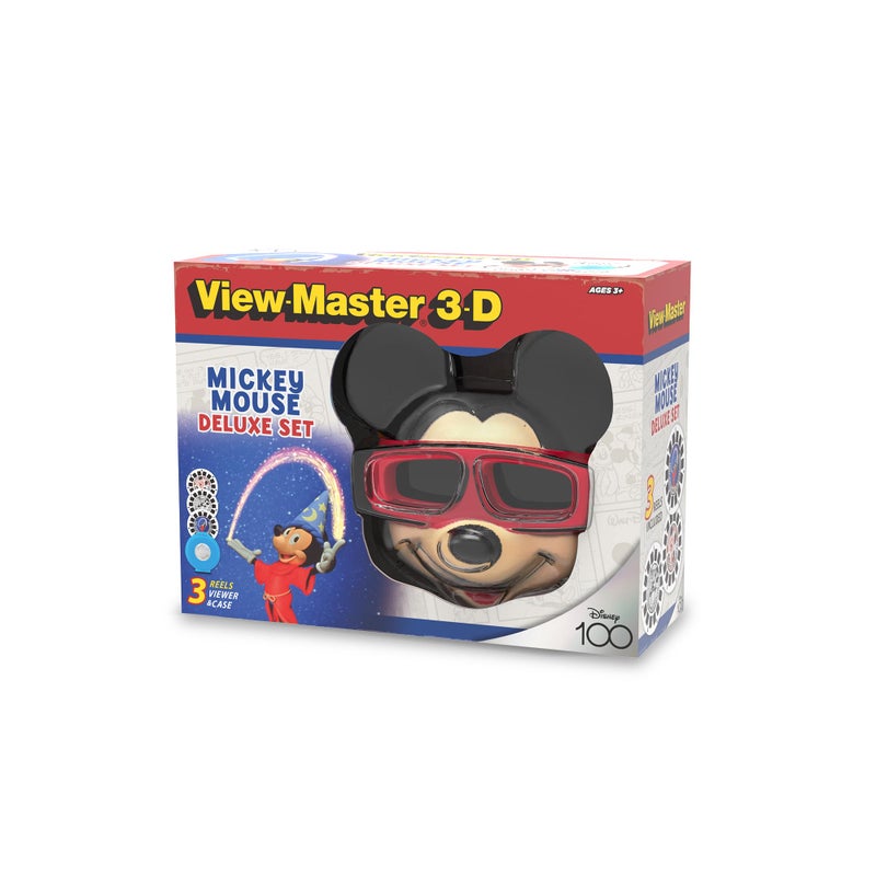 VIEW.MASTER View Master Mickey Mouse Deluxe Set, Disney 100 Edition - STEM, Retro, Fun Learning Toy for Kids and Adults, Toddlers, Ages 3+ - Image 5