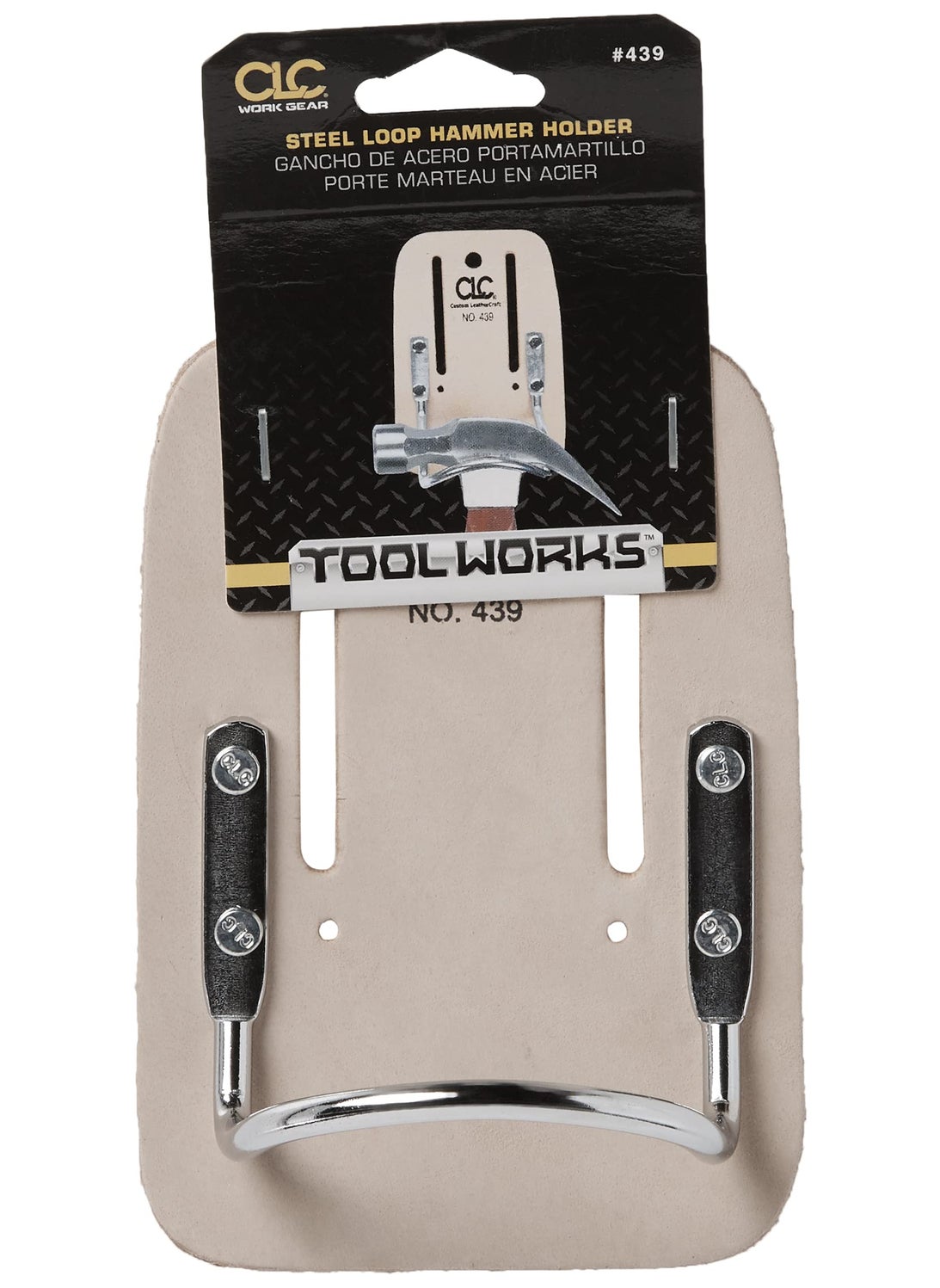 Custom Leathercraft Custom Leathercraft439 Heavy Duty Steel Loop Hammer Holder  - Image 4