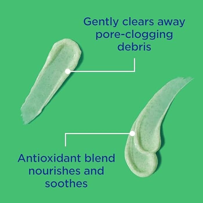 Differin Face Scrub Daily Brightening Exfoliator, Improves Tone and Texture for Acne Prone Skin, Green, 6 Fl Oz (Packaging May Vary) - Image 4