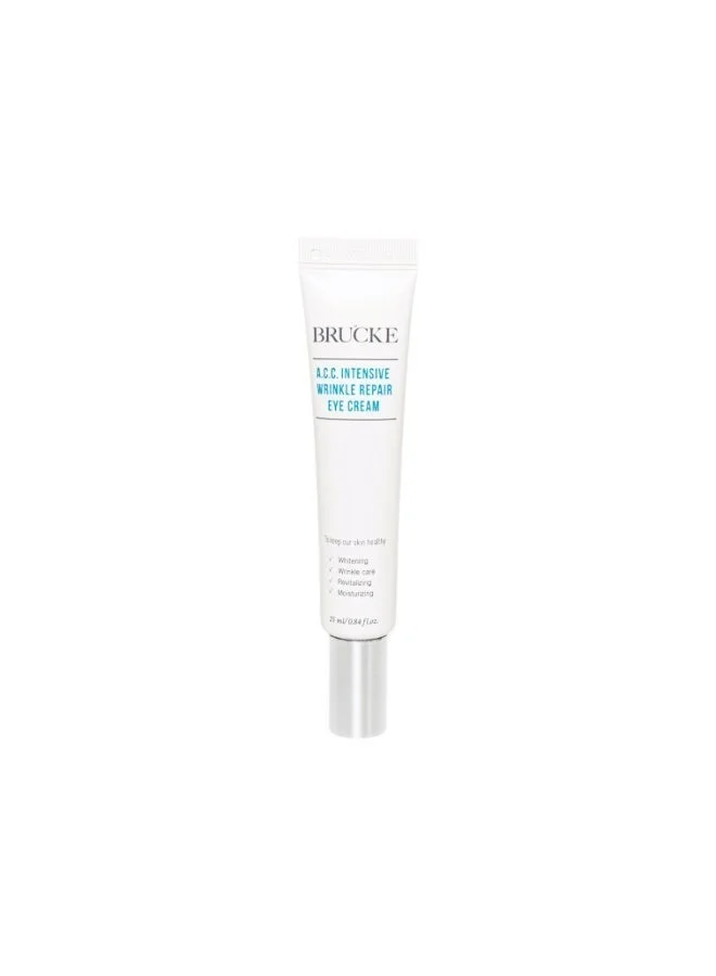 BRUCKE BRUCKE | A.C.C. K-Beauty Intensive Wrinkle Repair Eye Cream | Peptides, Collagen & Vitamins | Firming & Brightening for All Skin Types - 25 ml