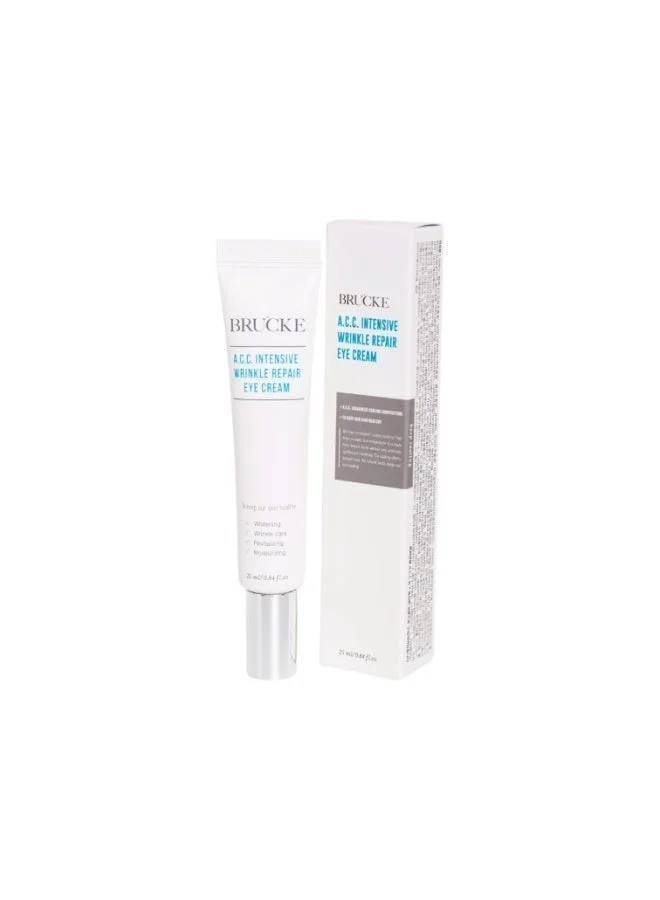 BRUCKE BRUCKE | A.C.C. K-Beauty Intensive Wrinkle Repair Eye Cream | Peptides, Collagen & Vitamins | Firming & Brightening for All Skin Types - 25 ml