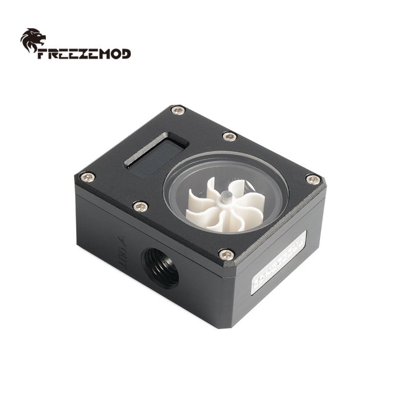 FREEZEMOD WDXS-T4 Water Cooling Temperature Display Flow Meter VA LCD Screen - Image 2