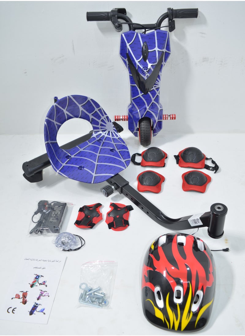 Generic - Electric Scooter Drift Small with a Power of 36 Volts with a Helmet Protection for the Knees Elbows and Wrists. It has Two Esper Keys and Wonderful Lighting Under the Seat and From the Front - Image 1