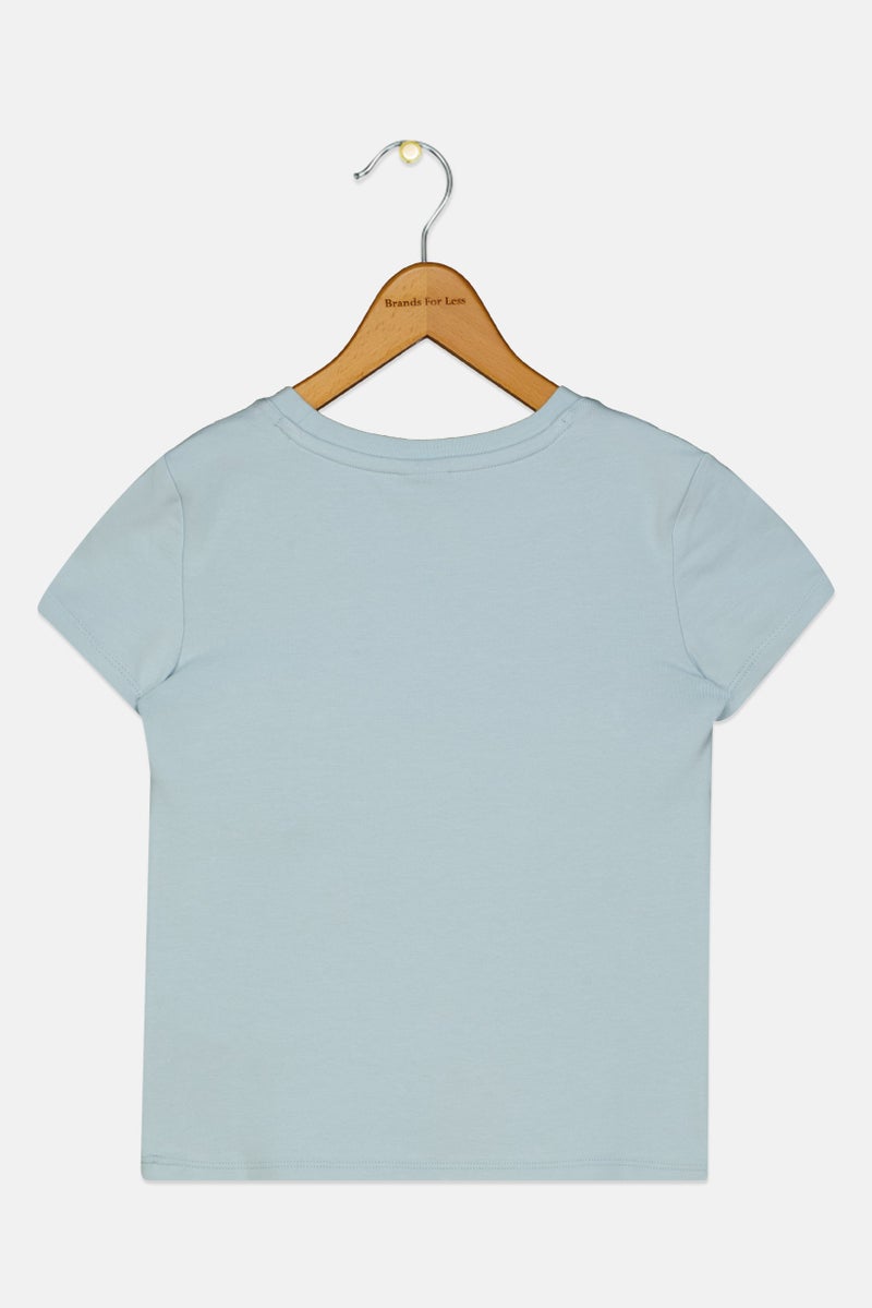 PUMA Kids Boy Sportswear Fit Short Sleeve Outdoor T-Shirt, Light Blue - Image 2