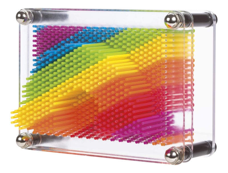 Toysmith Colorful Rainbow Pin Art, Girls Boys, Room Decor Desk Toy - Image 5