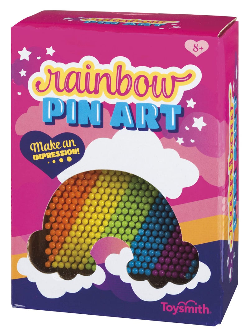 Toysmith Colorful Rainbow Pin Art, Girls Boys, Room Decor Desk Toy - Image 2