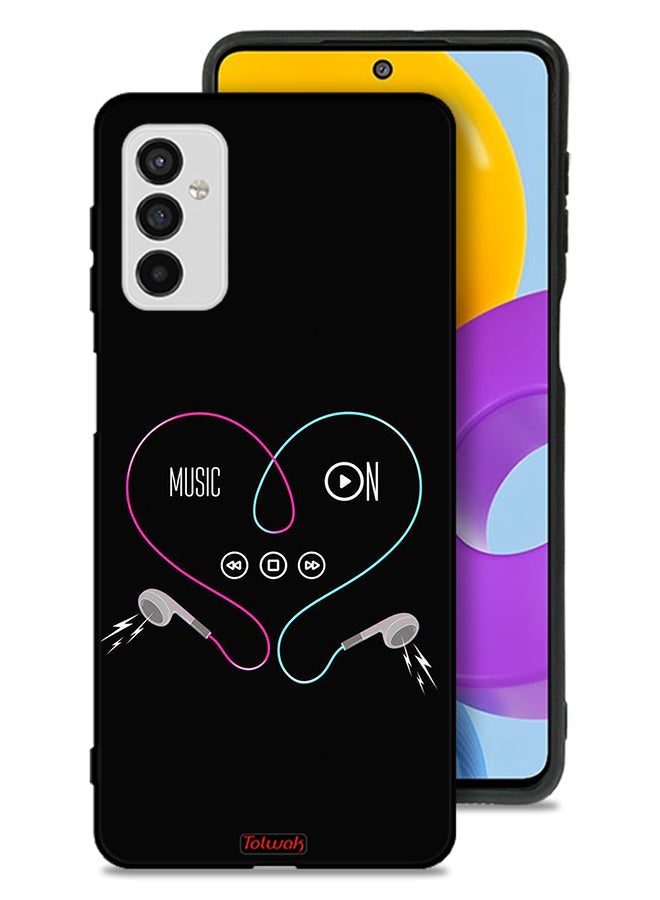 Tolwak Samsung Galaxy M52 5G Protective Case Cover Music On - Image 1